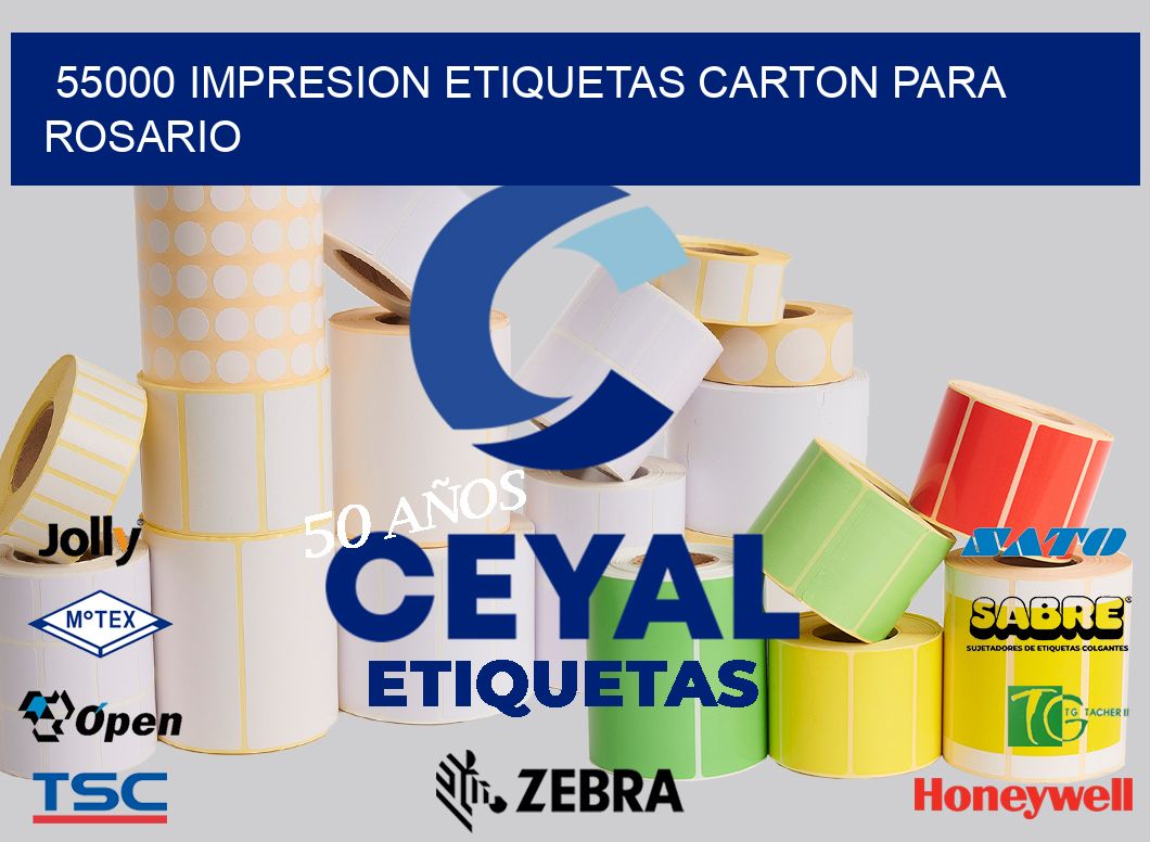 55000 IMPRESION ETIQUETAS CARTON PARA ROSARIO