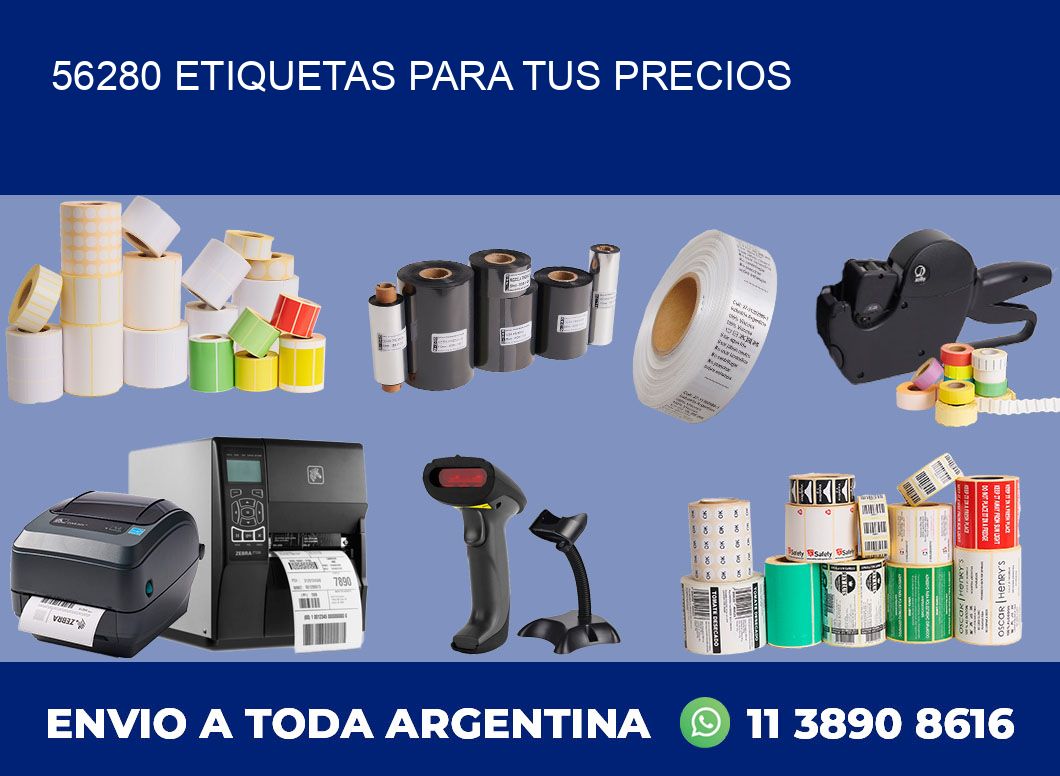 56280 ETIQUETAS PARA TUS PRECIOS