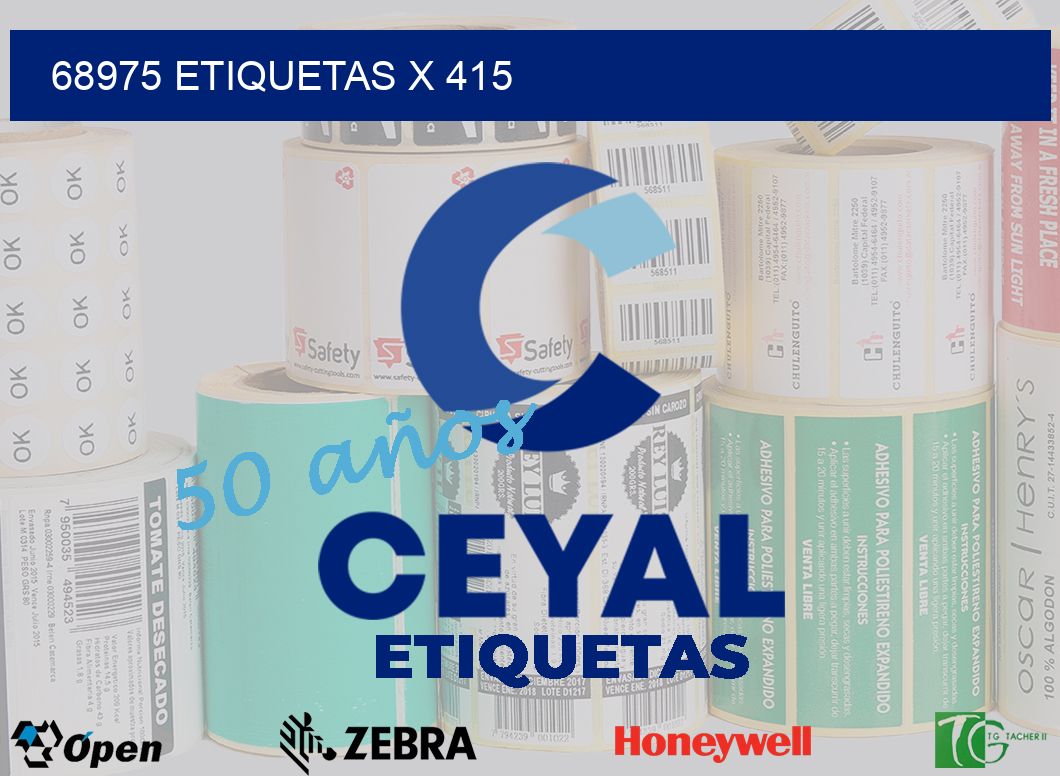 68975 Etiquetas x 415