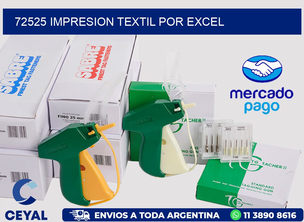 72525 IMPRESION TEXTIL POR EXCEL