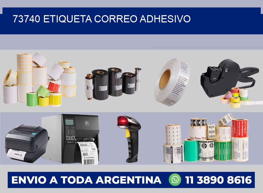 73740 ETIQUETA CORREO ADHESIVO