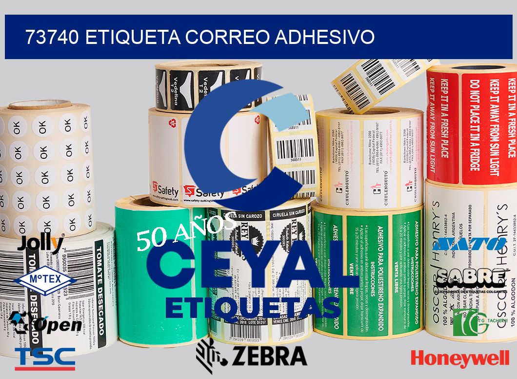 73740 ETIQUETA CORREO ADHESIVO