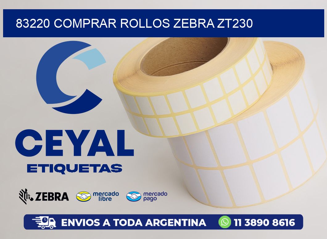 83220 COMPRAR ROLLOS ZEBRA ZT230