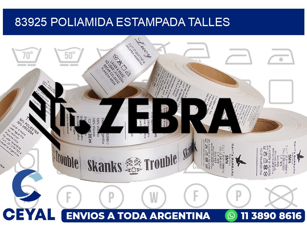 83925 POLIAMIDA ESTAMPADA TALLES