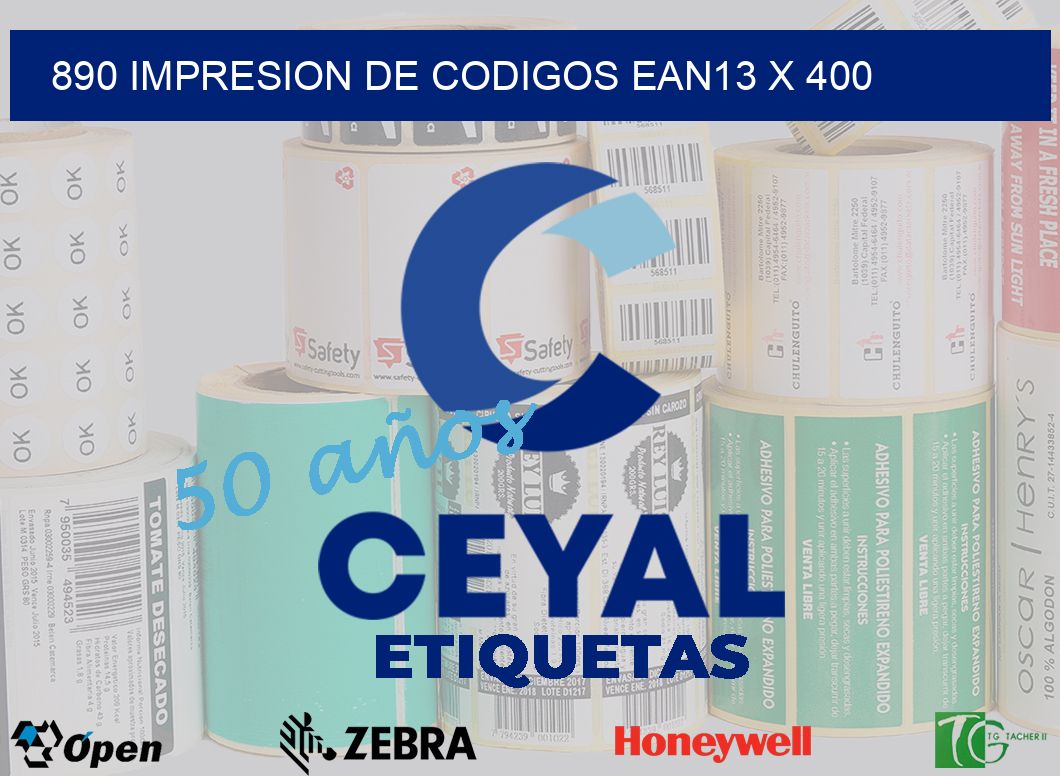 890 impresion de codigos EAN13 x 400