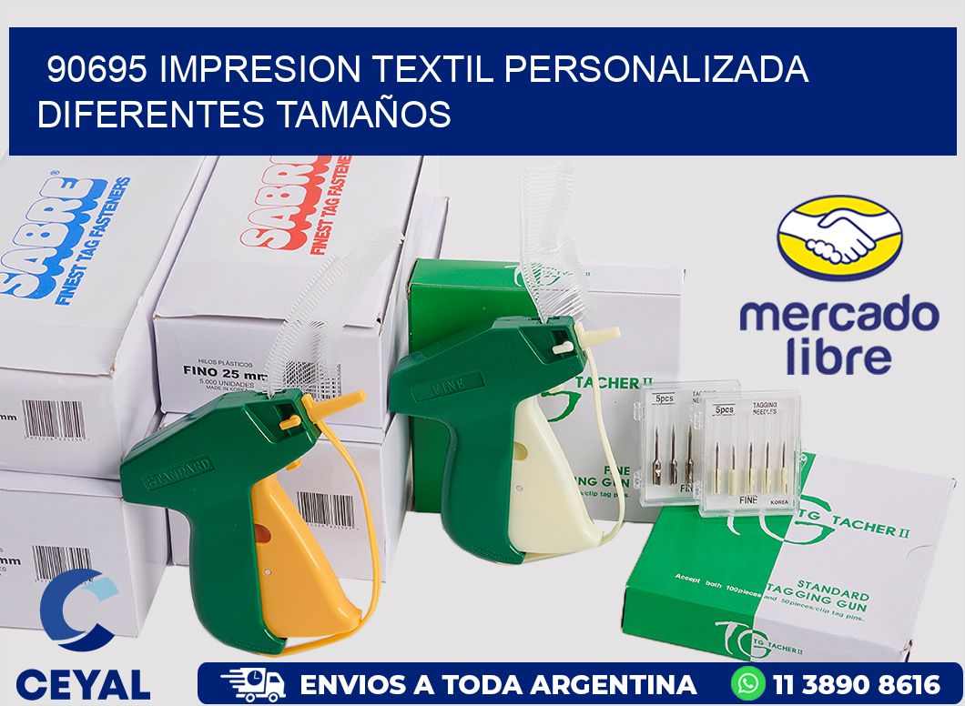 90695 IMPRESION TEXTIL PERSONALIZADA DIFERENTES TAMAÑOS