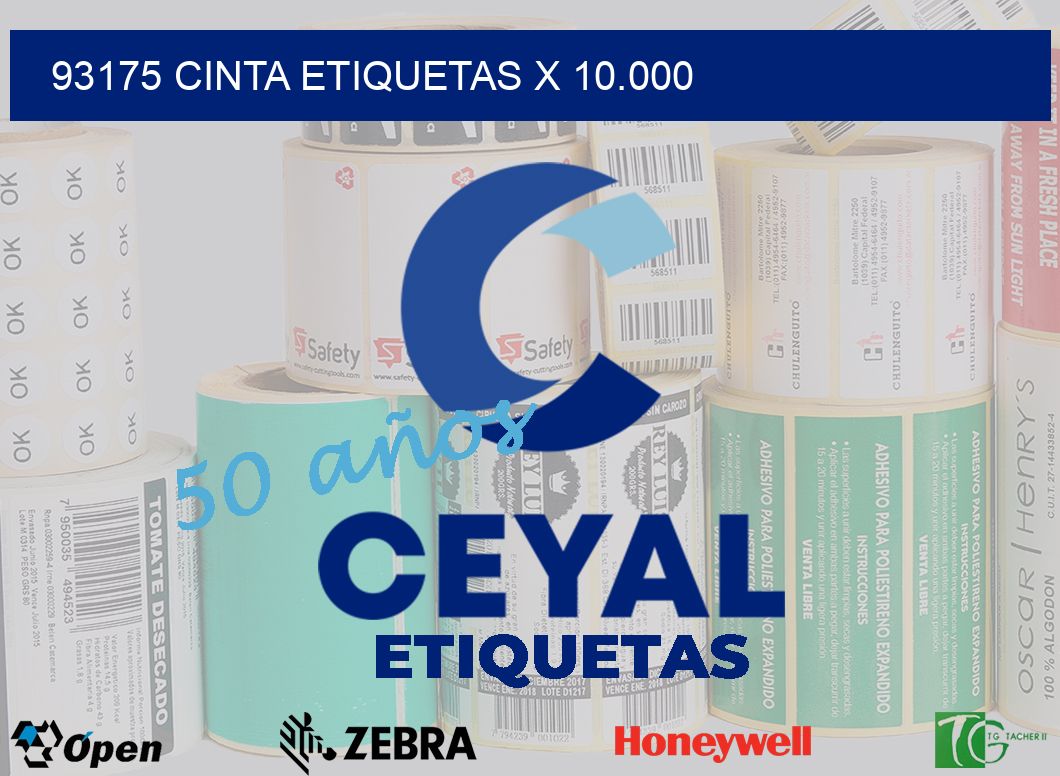93175 cinta etiquetas x 10.000