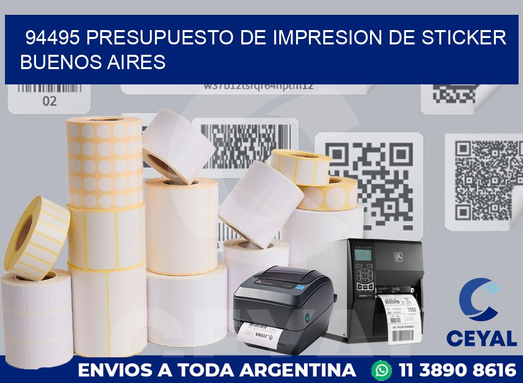 94495 PRESUPUESTO DE IMPRESION DE STICKER BUENOS AIRES