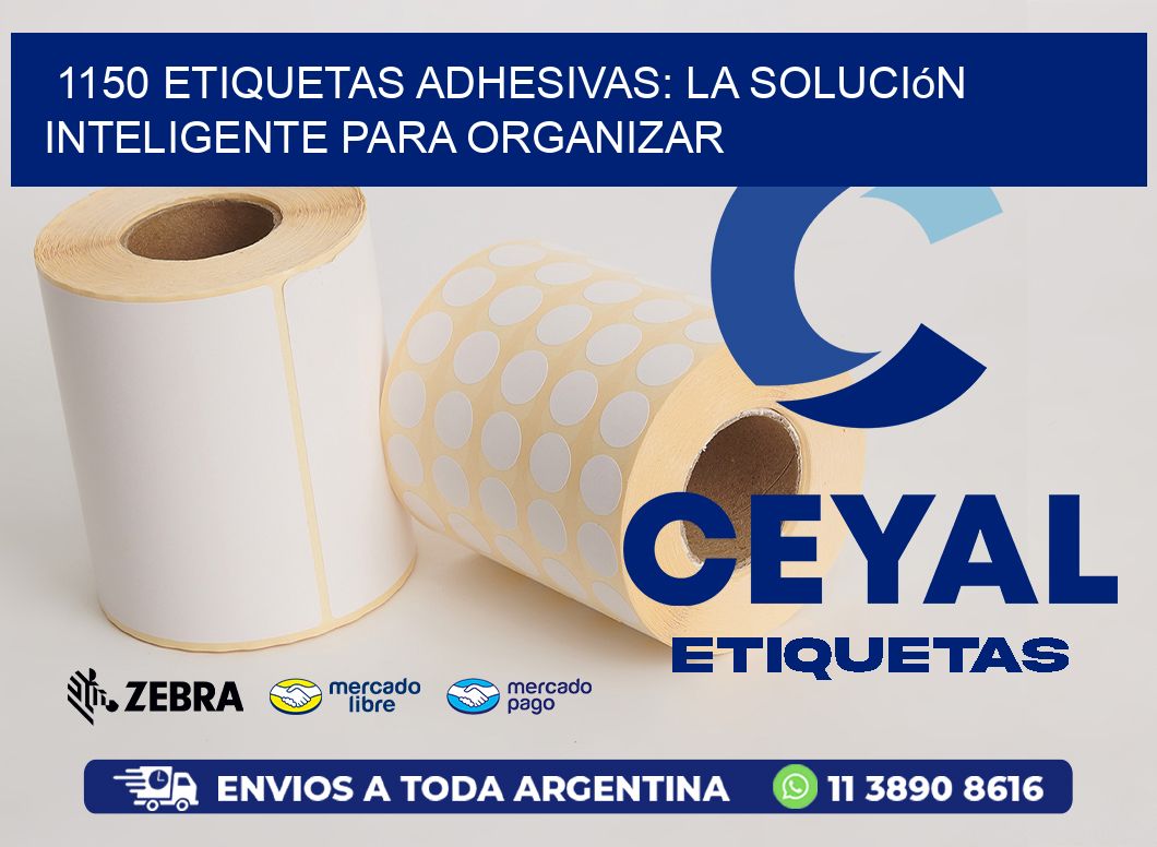 1150 Etiquetas Adhesivas: La Solución Inteligente para Organizar