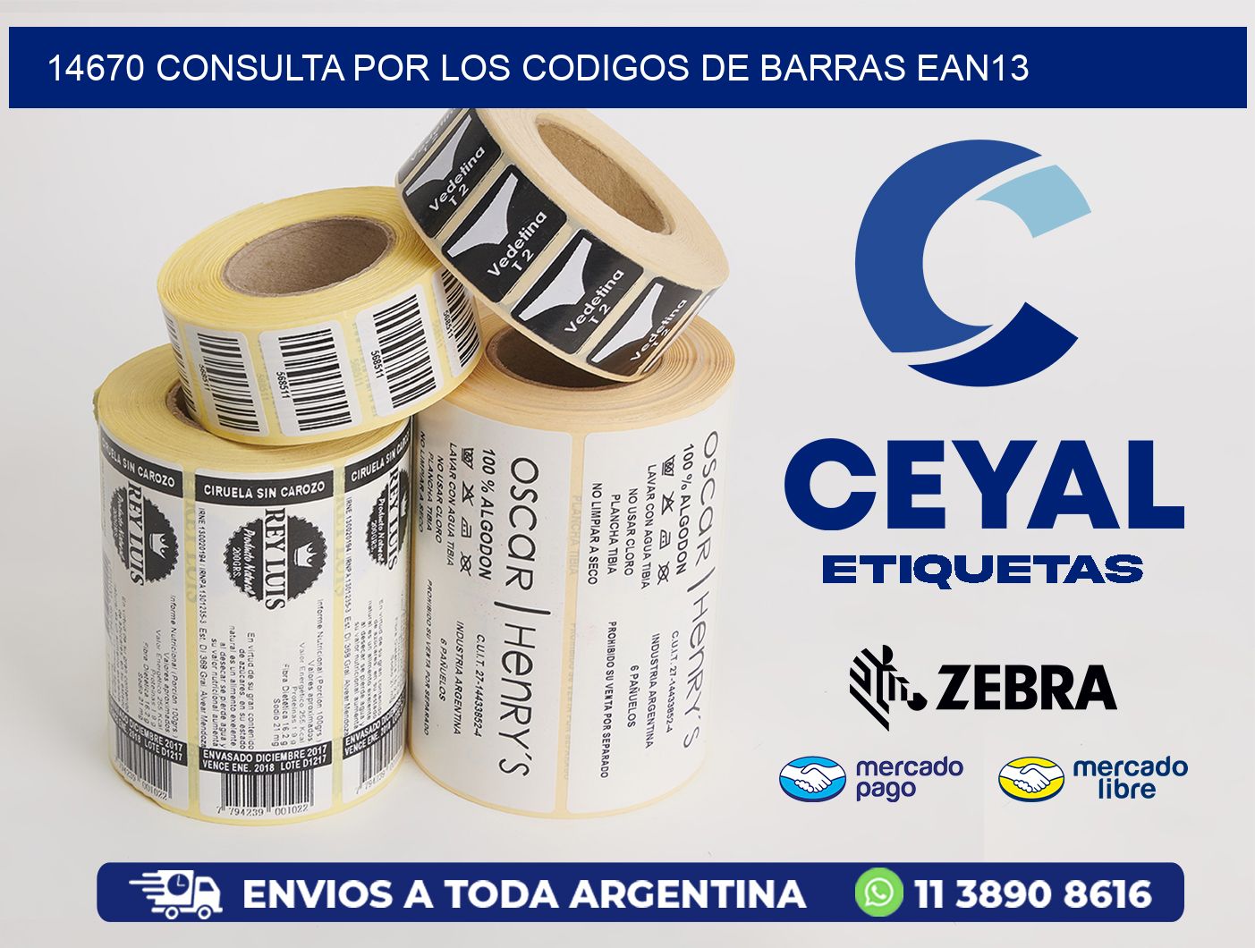 14670 CONSULTA POR LOS CODIGOS DE BARRAS EAN13