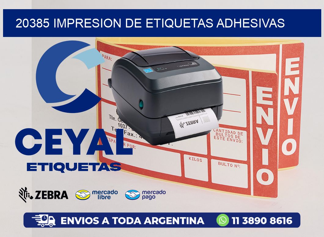 20385 IMPRESION DE ETIQUETAS ADHESIVAS