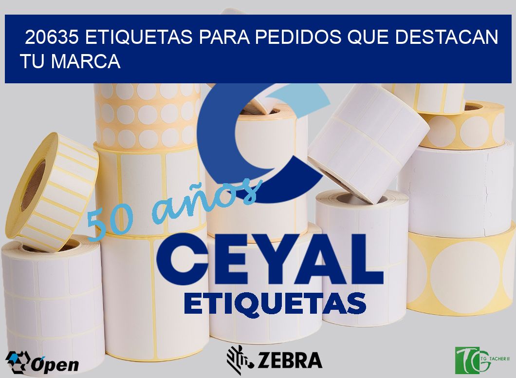 20635 ETIQUETAS PARA PEDIDOS QUE DESTACAN TU MARCA