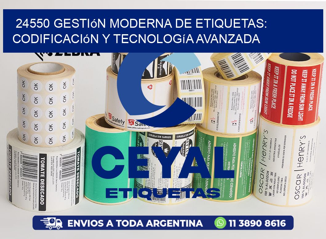 24550 Gestión Moderna de Etiquetas: Codificación y Tecnología Avanzada