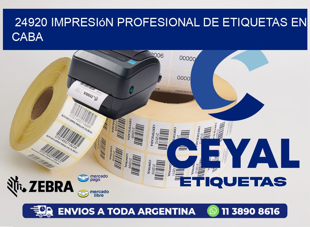 24920 Impresión Profesional de Etiquetas en CABA