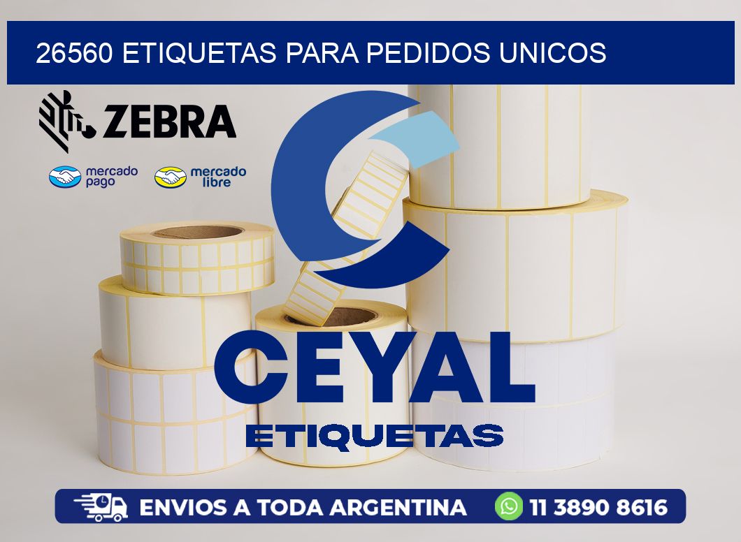 26560 ETIQUETAS PARA PEDIDOS UNICOS