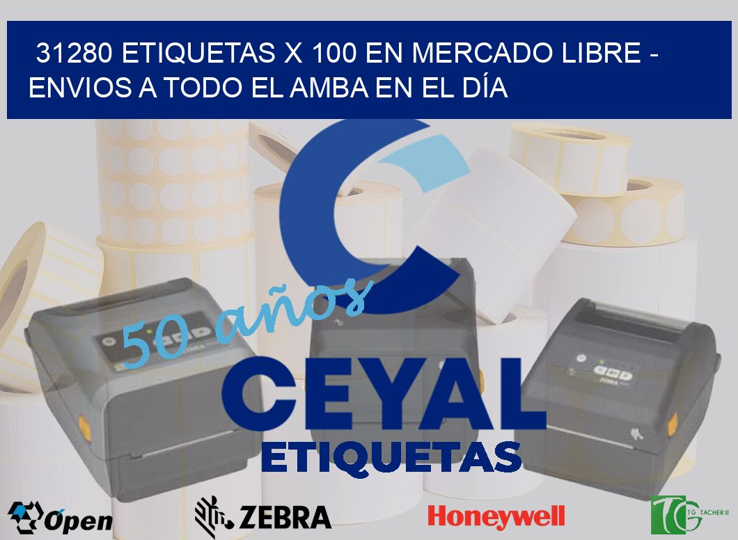 31280 ETIQUETAS X 100 EN MERCADO LIBRE – ENVIOS A TODO EL AMBA EN EL DÍA