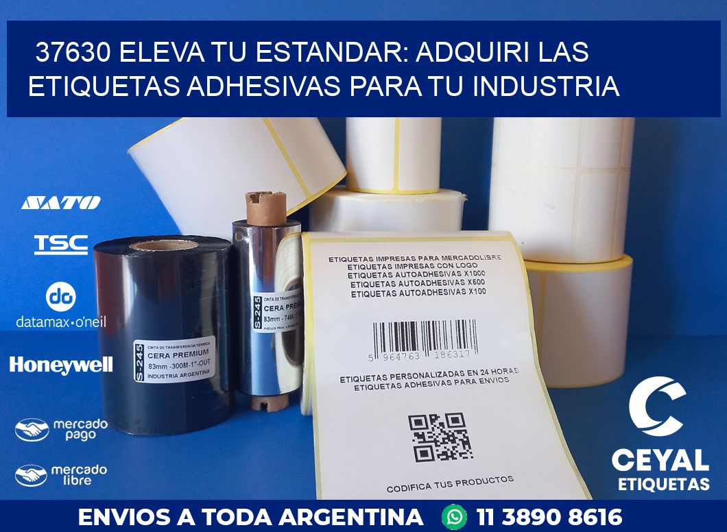 37630 ELEVA TU ESTANDAR: ADQUIRI LAS ETIQUETAS ADHESIVAS PARA TU INDUSTRIA