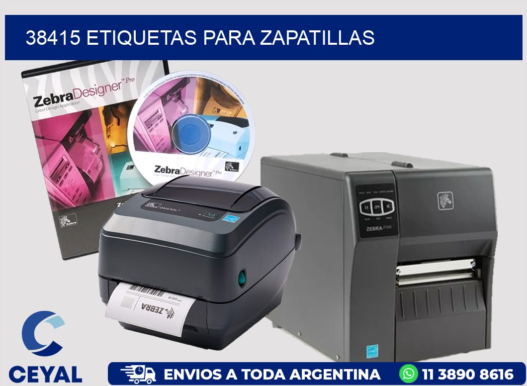 38415 ETIQUETAS PARA ZAPATILLAS