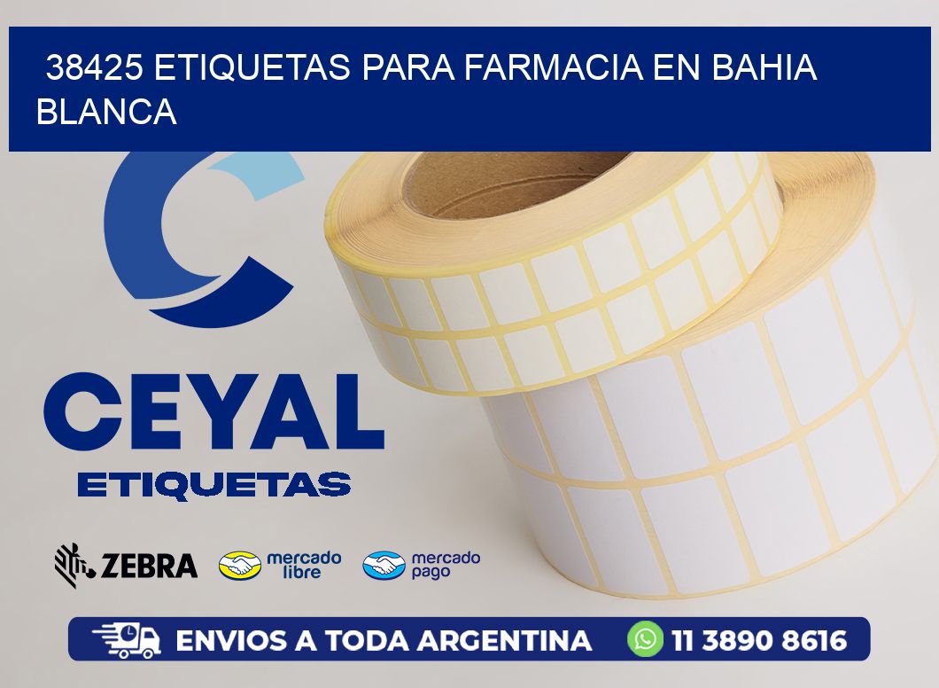 38425 ETIQUETAS PARA FARMACIA EN BAHIA BLANCA