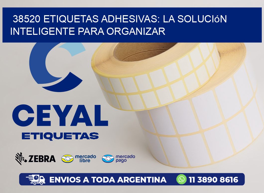 38520 Etiquetas Adhesivas: La Solución Inteligente para Organizar