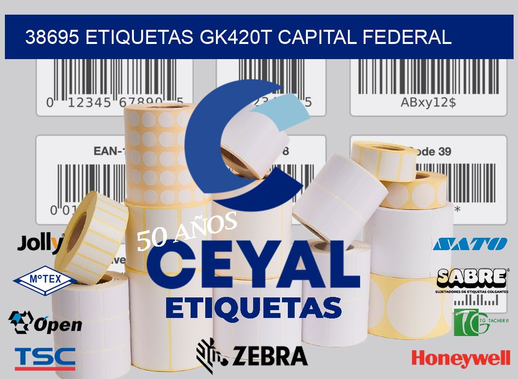 38695 ETIQUETAS GK420T CAPITAL FEDERAL