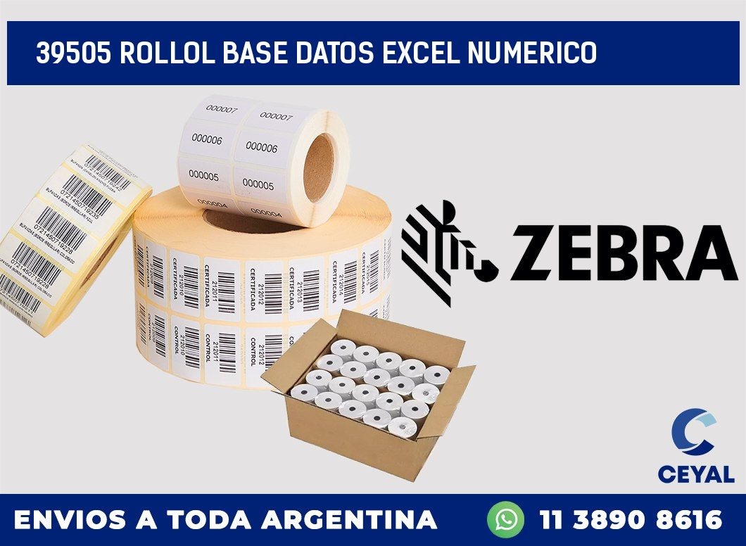 39505 rollol base datos excel numerico