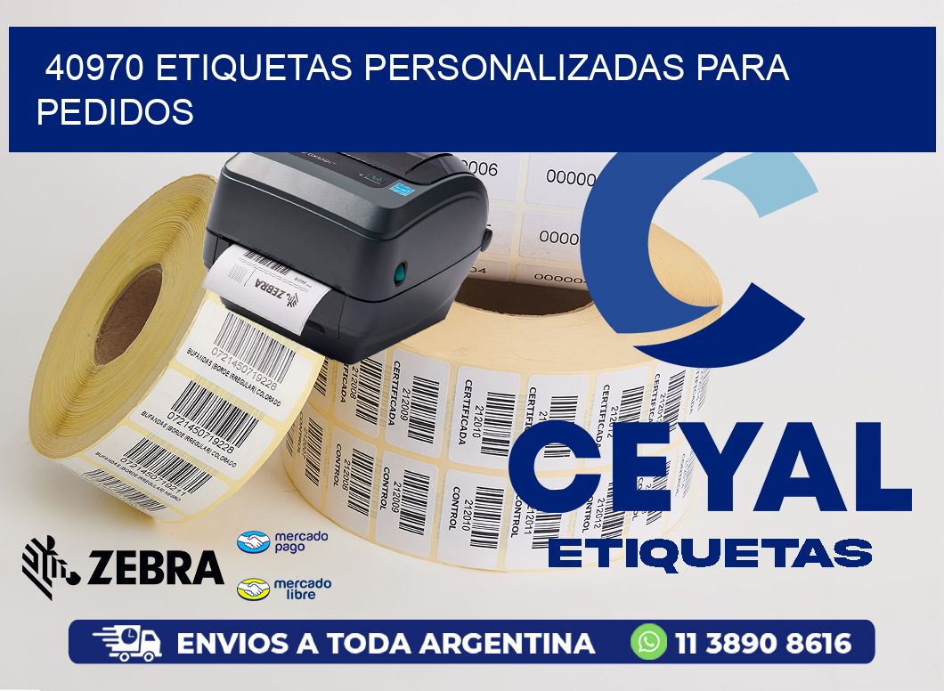 40970 ETIQUETAS PERSONALIZADAS PARA PEDIDOS