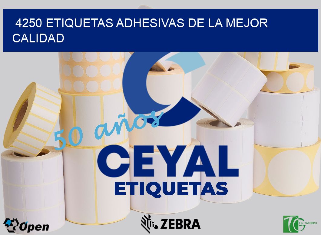 4250 ETIQUETAS ADHESIVAS DE LA MEJOR CALIDAD
