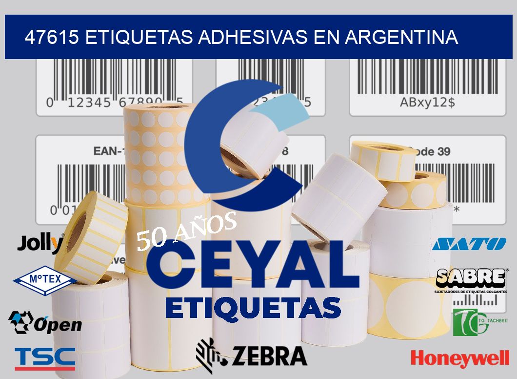 47615 ETIQUETAS ADHESIVAS EN ARGENTINA