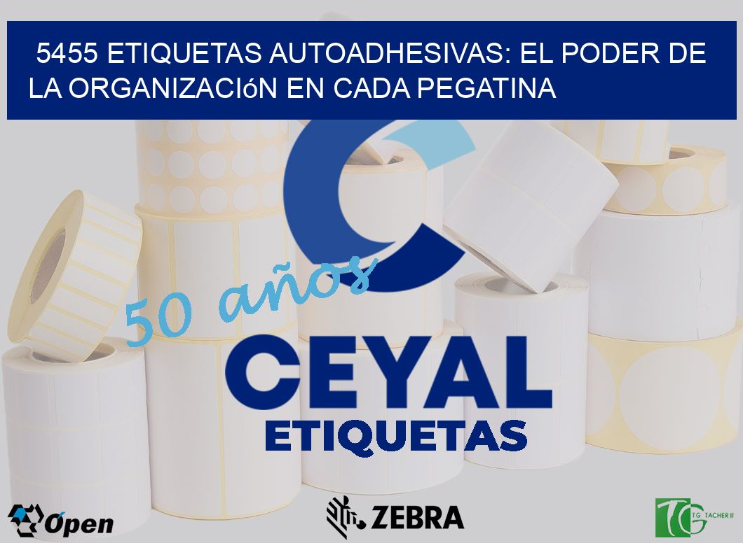 5455 Etiquetas Autoadhesivas: El Poder de la Organización en Cada Pegatina