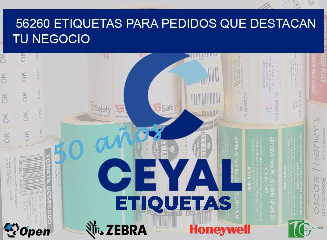 56260 ETIQUETAS PARA PEDIDOS QUE DESTACAN TU NEGOCIO