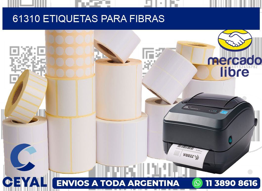 61310 ETIQUETAS PARA FIBRAS