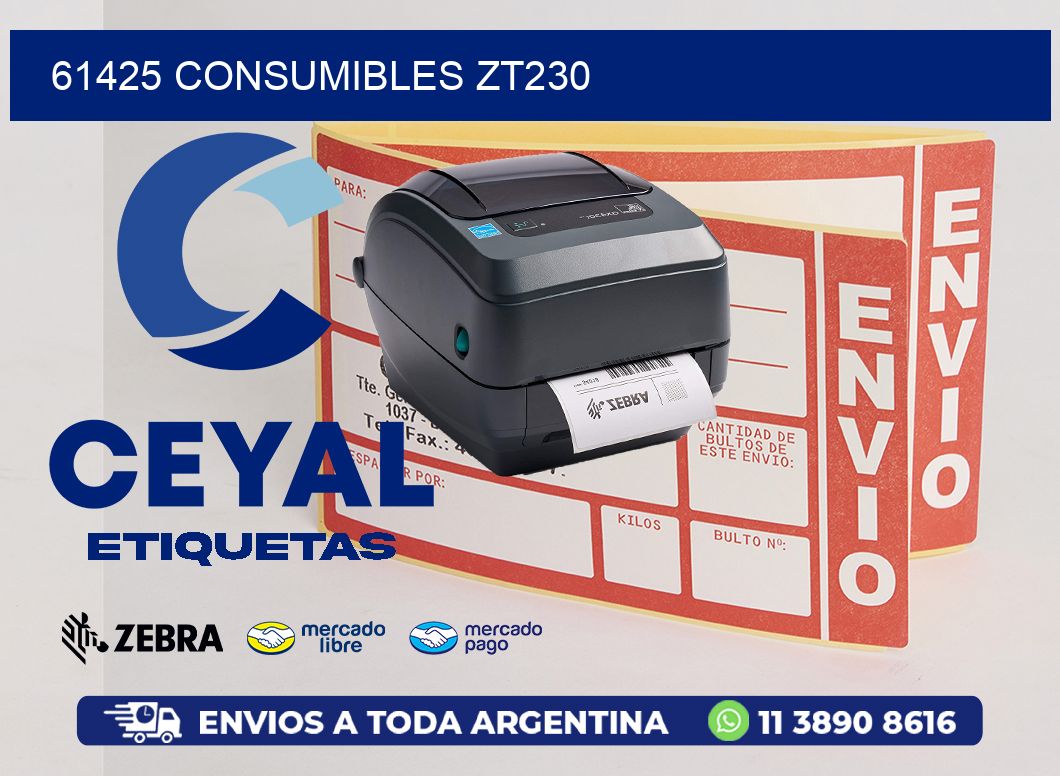 61425 CONSUMIBLES ZT230