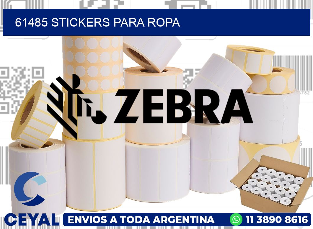 61485 STICKERS PARA ROPA