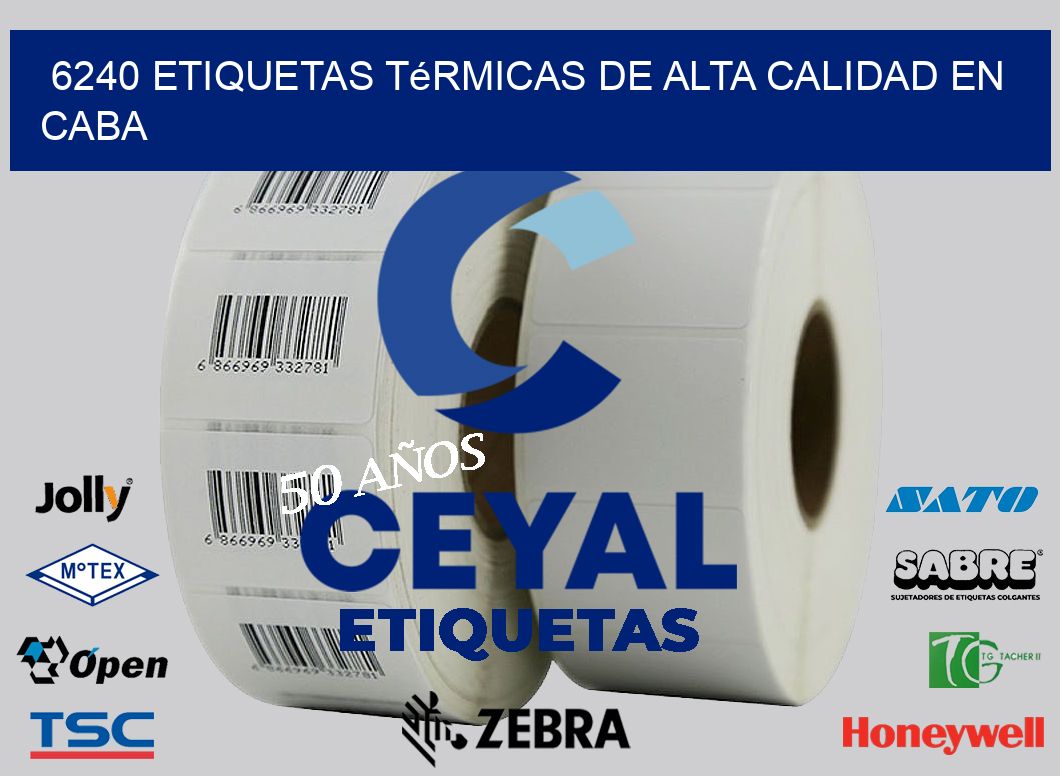 6240 Etiquetas Térmicas de Alta Calidad en CABA