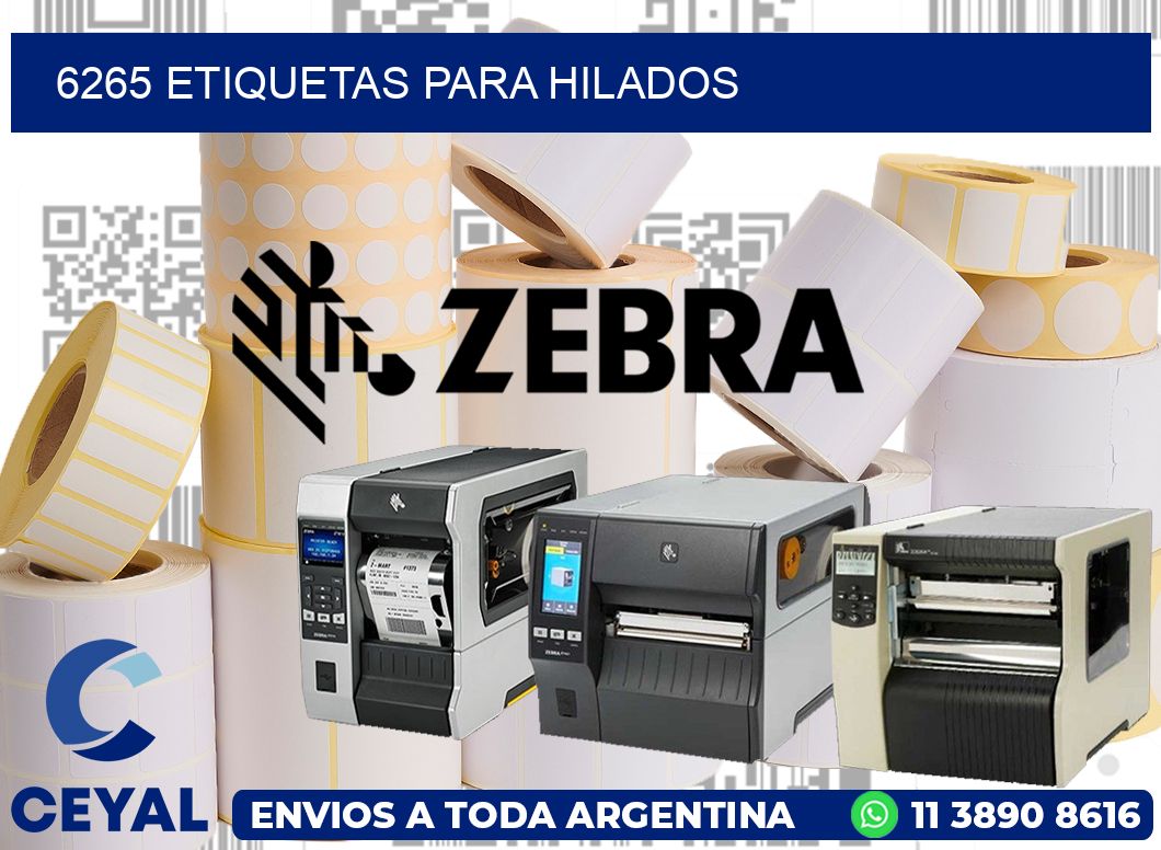 6265 ETIQUETAS PARA HILADOS
