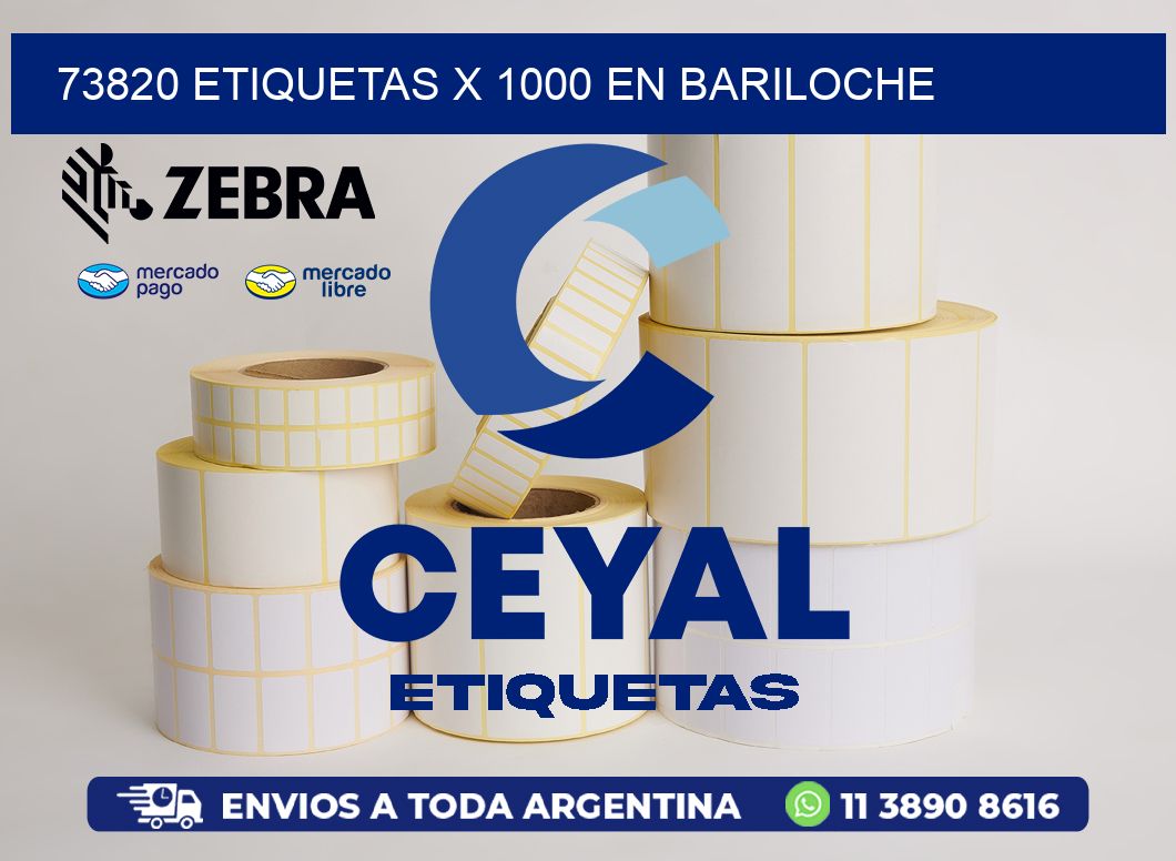 73820 ETIQUETAS X 1000 EN BARILOCHE
