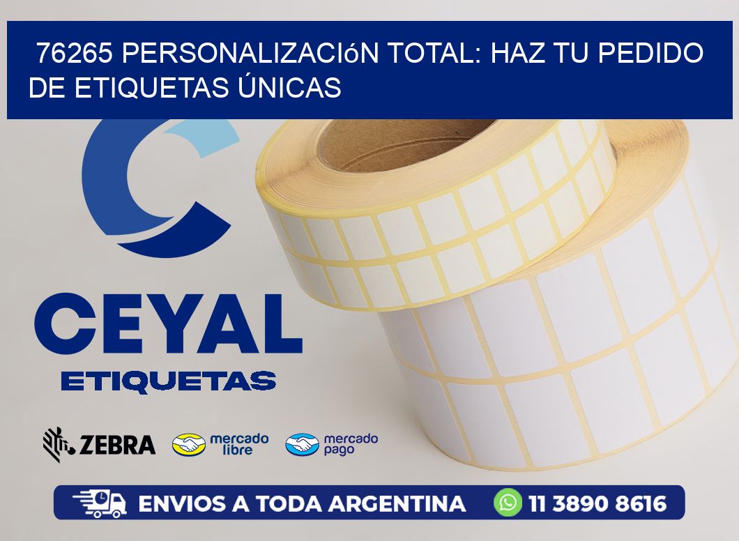 76265 Personalización Total: Haz tu Pedido de Etiquetas Únicas