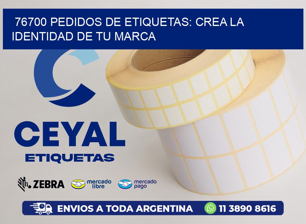 76700 Pedidos de Etiquetas: Crea la Identidad de tu Marca