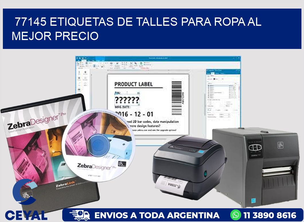 77145 ETIQUETAS DE TALLES PARA ROPA AL MEJOR PRECIO