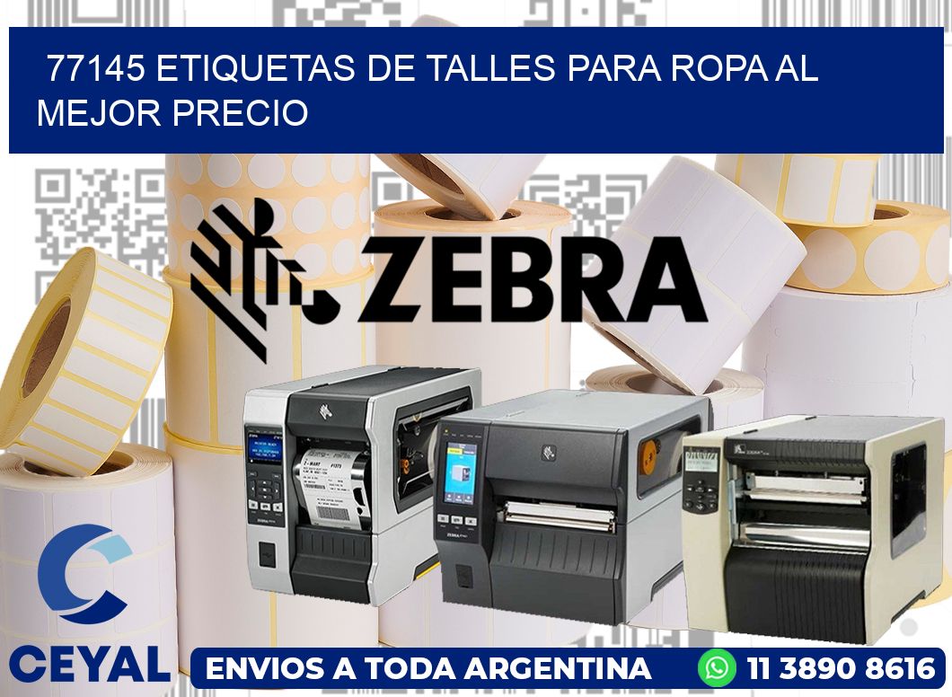 77145 ETIQUETAS DE TALLES PARA ROPA AL MEJOR PRECIO