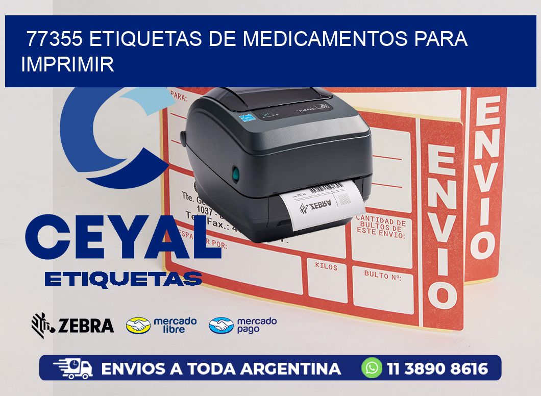 77355 etiquetas de medicamentos para imprimir
