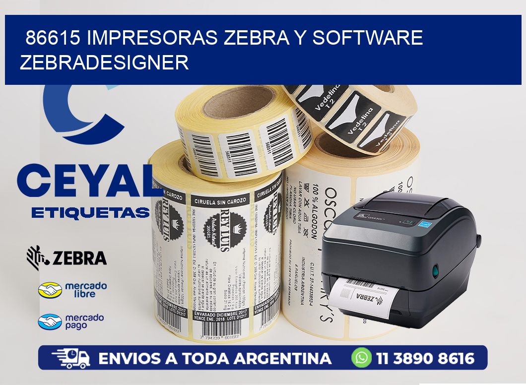 86615 Impresoras Zebra y Software zebradesigner