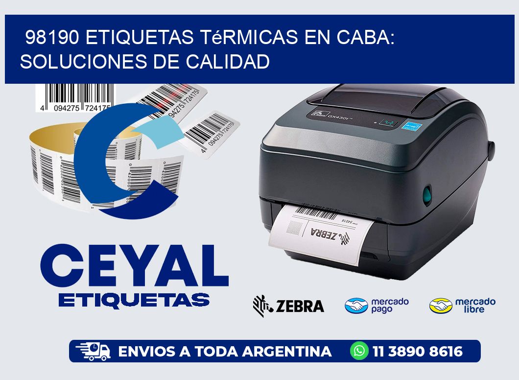 98190 Etiquetas Térmicas en CABA: Soluciones de Calidad
