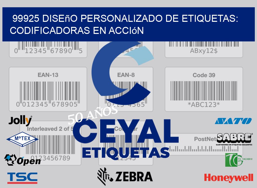 99925 Diseño Personalizado de Etiquetas: Codificadoras en Acción
