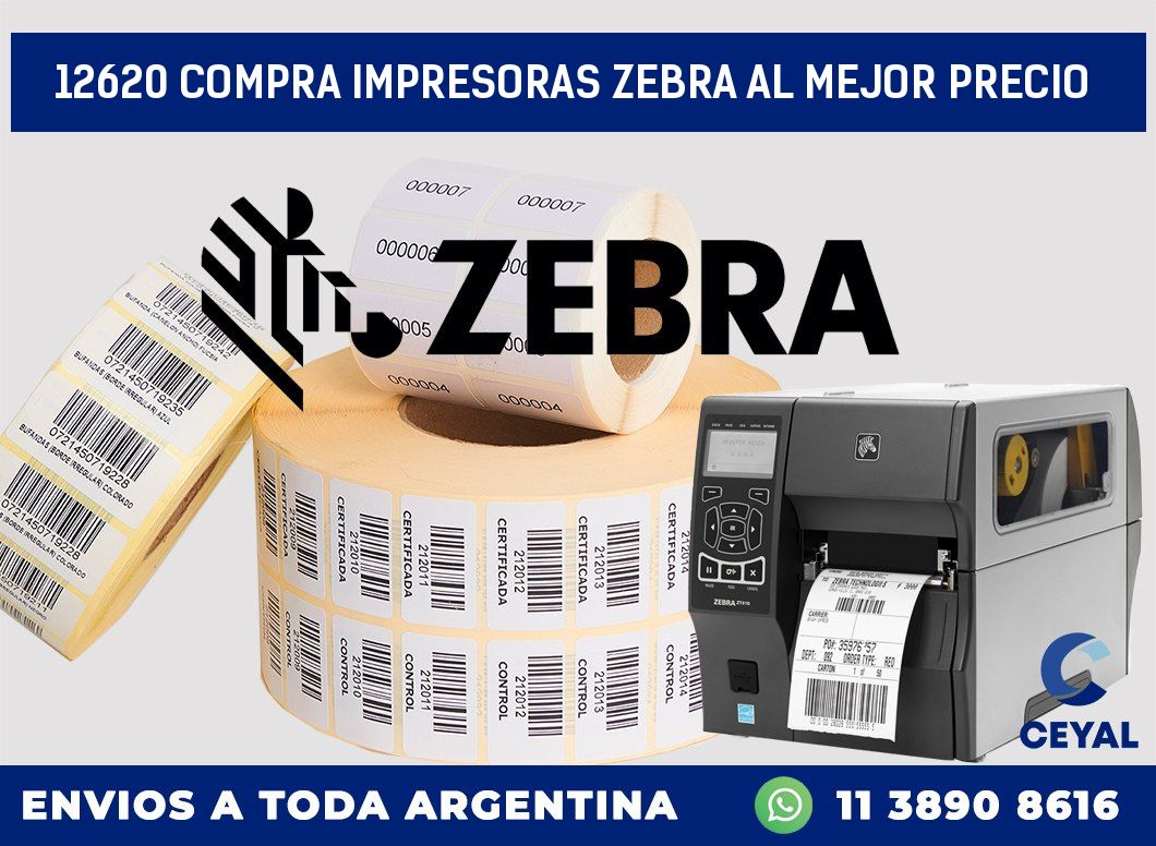 12620 COMPRA IMPRESORAS ZEBRA AL MEJOR PRECIO