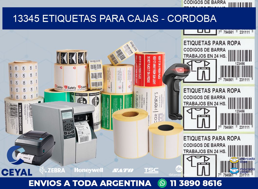 13345 ETIQUETAS PARA CAJAS – CORDOBA