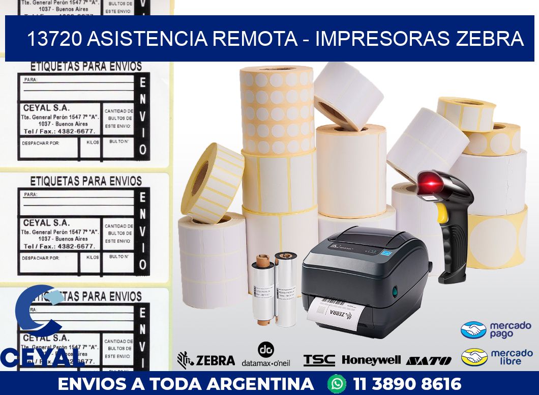 13720 ASISTENCIA REMOTA - IMPRESORAS ZEBRA