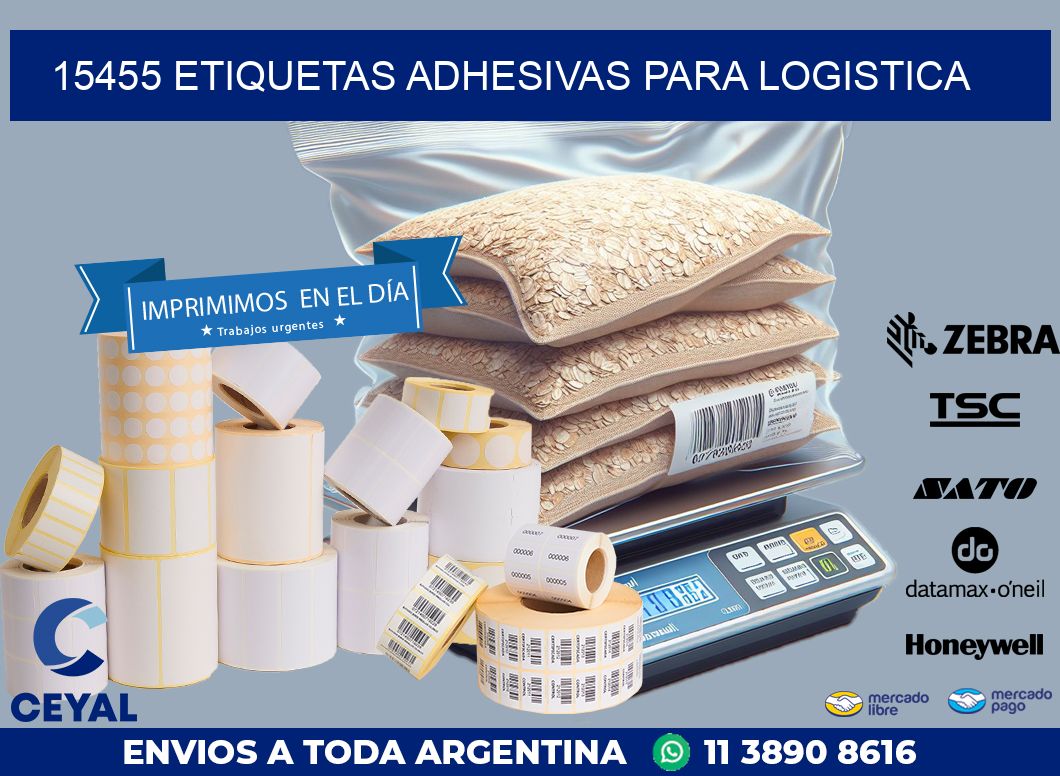 15455 ETIQUETAS ADHESIVAS PARA LOGISTICA