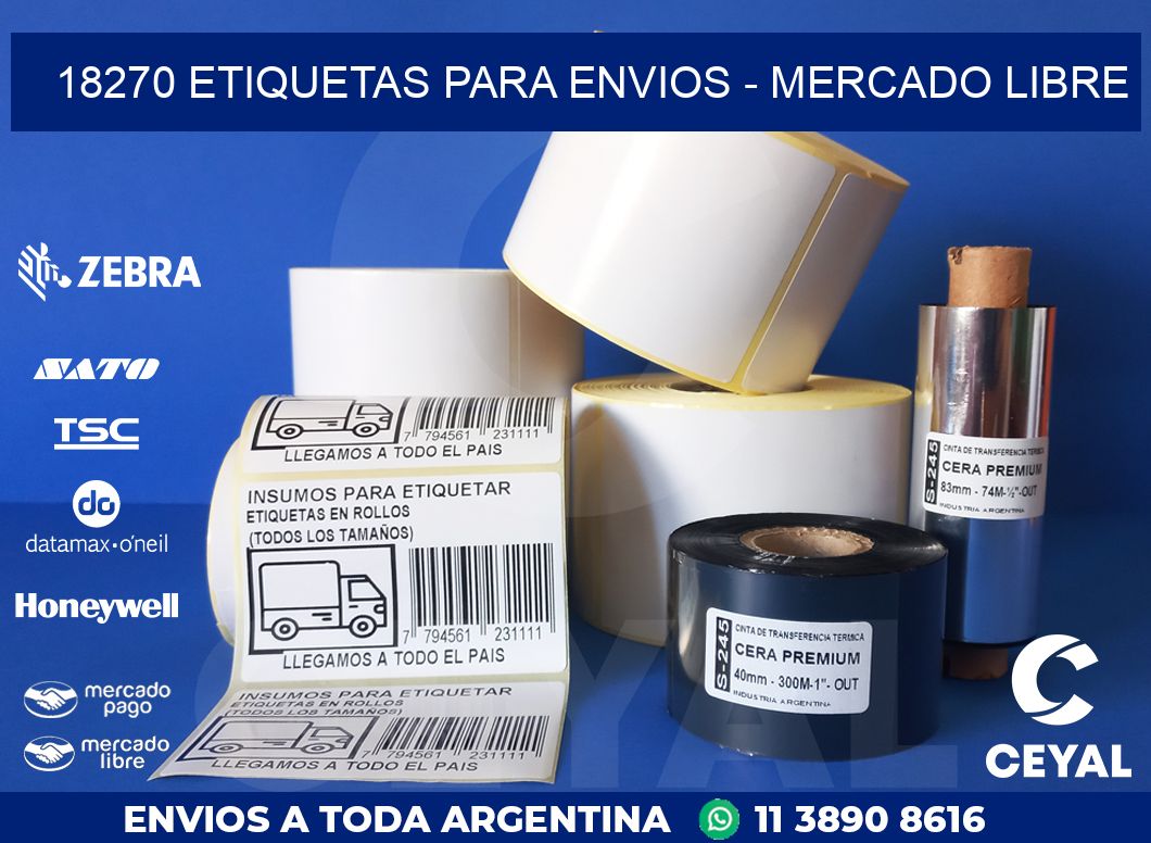18270 ETIQUETAS PARA ENVIOS – MERCADO LIBRE